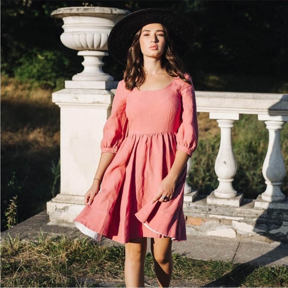 Carmen mini dress vintage pink